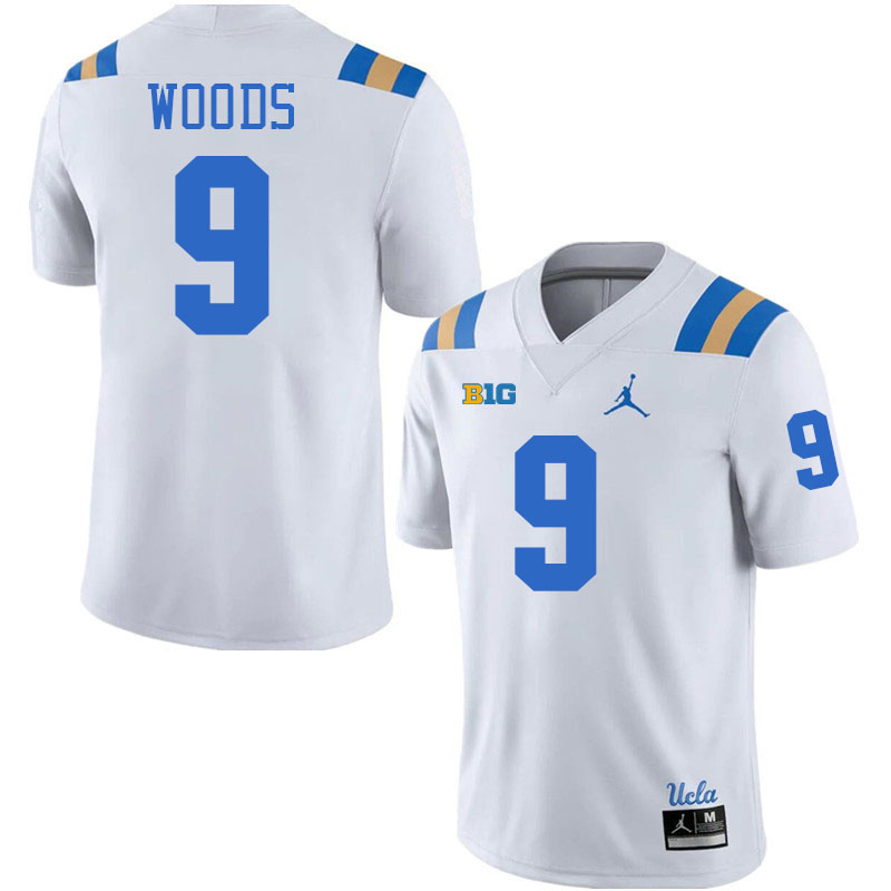 Jalen Woods UCLA Jersey,UCLA Bruins #9 Jalen Woods Jersey Youth College Football Uniforms-White Jalen Woods UCLA Jersey,UCLA Bruins #9 Jalen Woods Jersey Youth College Football Uniforms-White